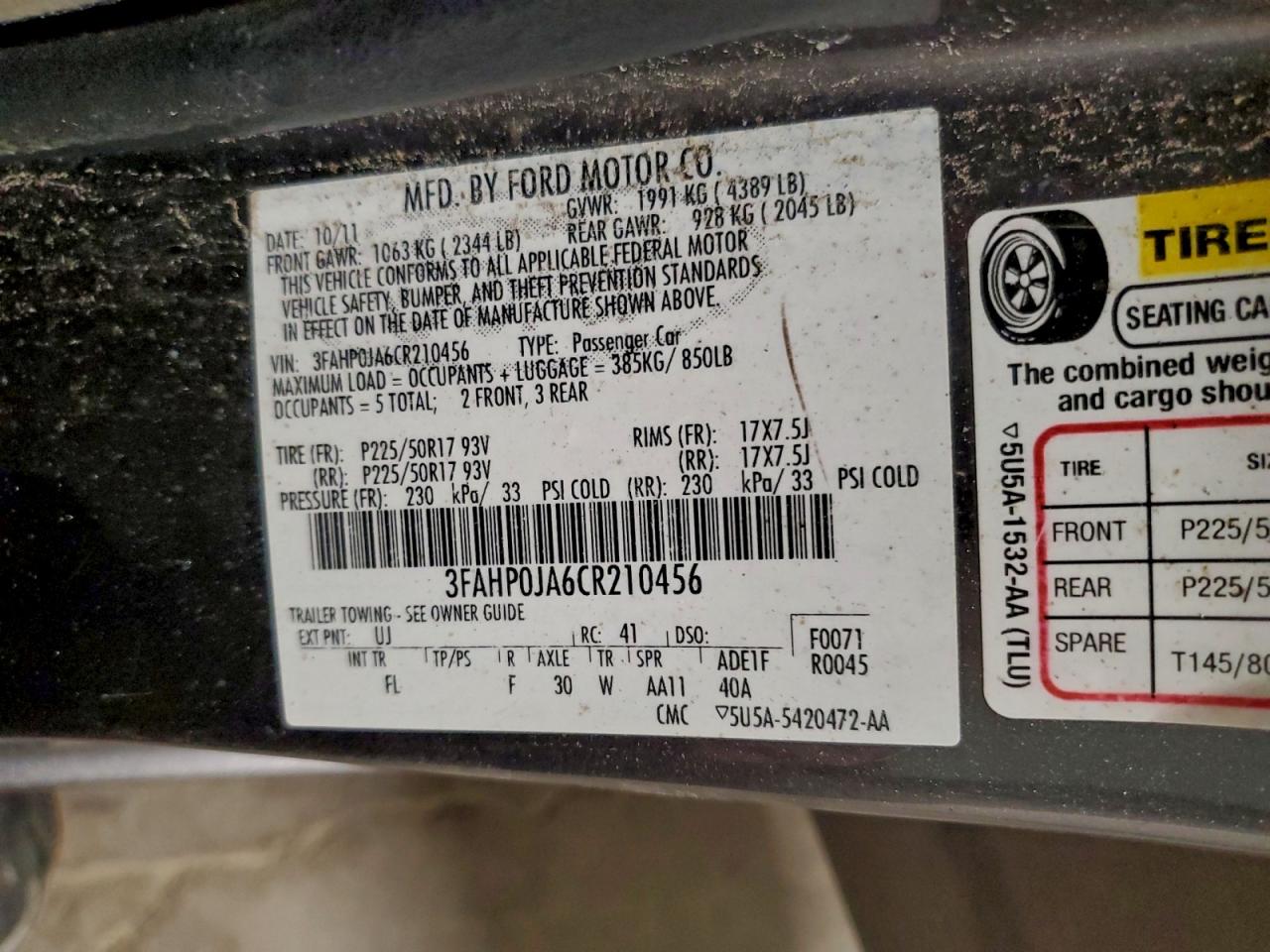 Ford Fusion Sel Image 9